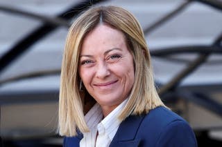 Italian Prime Minister Giorgia Meloni